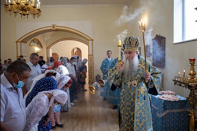 Всенощное бдение в храме в честь Казанской иконы Божией Матери р.п. Татищево