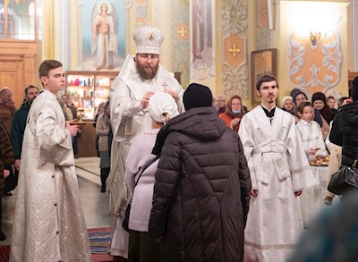 Митрополит Игнатий совершил всенощное бдение в Покровском соборе г. Саратова