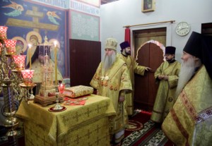 Всенощное бдение в Свято-Никольском мужском монастыре г. Саратова
