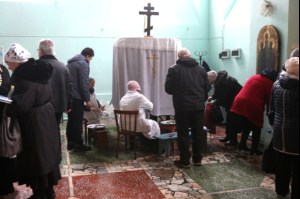 В праздник Крещения Господня Митрополит Лонгин совершил Божественную литургию и Чин Великого освящения воды