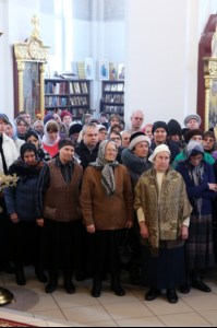 Божественная литургия в храме великомученика Георгия Победоносца г. Саратова