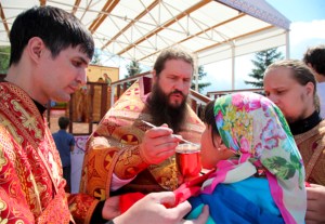 Божественная литургия в Вавиловом Доле