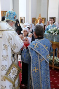 Божественная литургия в Свято-Алексиевском женском монастыре г. Саратова