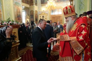 Пасхальная вечерня в храме Покрова Пресвятой Богородицы г.Саратова