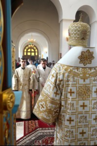 Божественная литургия в Свято-Алексиевском женском монастыре г.Саратова