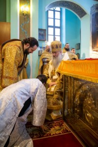 Божественная литургия в храме Сошествия Святого Духа г. Саратова