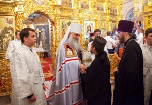Всенощное бдение в Свято-Троицком кафедральном соборе г. Саратова
