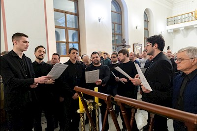 Всенощное бдение в Свято-Никольском мужском монастыре г. Саратова