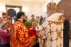 Божественная литургия в храме святого благоверного князя Александра Невского г. Саратова
