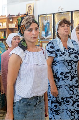 Божественная литургия в Петропавловском храме г. Аткарска