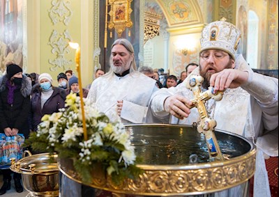 В праздник Крещения Господня митрополит Игнатий совершил Божественную литургию