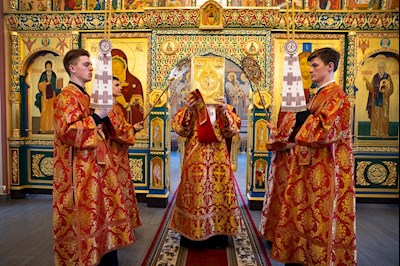 Митрополит Игнатий совершил всенощное бдение в Свято-Никольском мужском монастыре г. Саратова