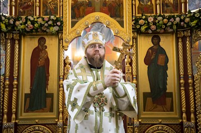 Митрополит Игнатий совершил Божественную литургию в Иоанновском женском монастыре в пос. Алексеевка Хвалынского района