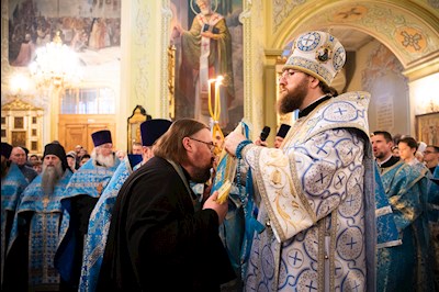 Митрополит Игнатий совершил всенощное бдение в Покровском соборе г. Саратова