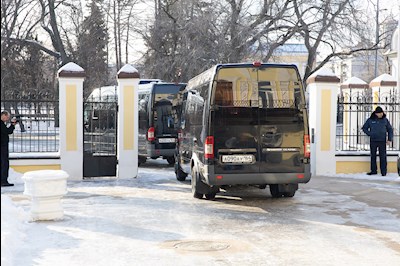 Завершилось пребывание саратовских святителей в крестовом храме епархиального управления