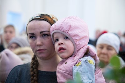 Митрополит Игнатий совершил Божественную литургию и чин Великого освящения воды в храме святителя Тихона, епископа Воронежского, Задонского чудотворца, г. Саратова