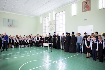 Православные гимназисты торжественно принесли присягу, вступая в «Дружину святого благоверного князя Александра Невского»