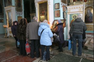 В праздник Крещения Господня Митрополит Лонгин совершил Божественную литургию и Чин Великого освящения воды