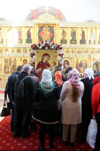 Божественная литургия в Свято-Алексиевском женском монастыре г. Саратова