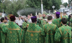 Божественная литургия в храме Сошествия Святого Духа г. Саратова