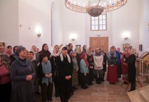 Божественная литургия на Архиерейском подворье — храме святых равноапостольных Кирилла и Мефодия при СГУ
