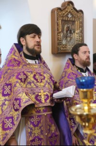 Божественная литургия в храме во имя святого великомученика Георгия Победоносца г.Саратова