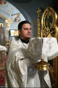 Крещальная литургия в Свято-Троицком кафедральном соборе г.Саратова