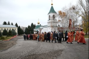 Божественная литургия в Спасо-Преображенском мужском монастыре г.Саратова