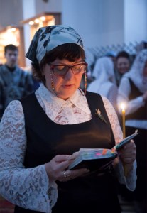 Литургия Преждеосвященных Даров, малое повечерие, утреня и первый час на Архиерейском подворье — храме во имя святых равноапостольных Кирилла и Мефодия при СГУ