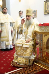 Божественная литургия в Свято-Алексиевском женском монастыре г.Саратова