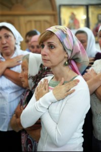 Божественная литургия в храме во имя святых первоверховных апостолов Петра и Павла г.Аткарска