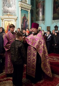 Утреня Великой Субботы с Чином погребения в храме в честь Сошествия Святого Духа г. Саратова