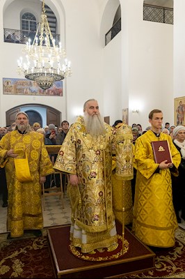 Всенощное бдение в храме святителя Спиридона Тримифунтского г. Саратова
