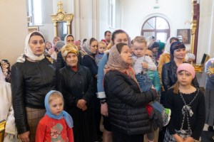 Божественная литургия в храме великомученика Георгия Победоносца г. Саратова