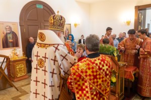 Божественная литургия в храме святого благоверного князя Александра Невского г. Саратова