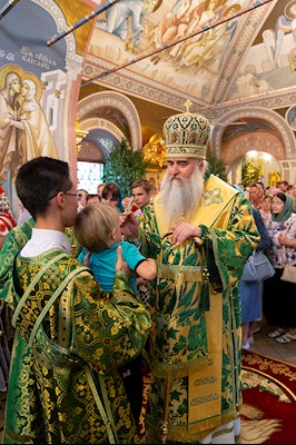 Всенощное бдение в Свято-Троицком кафедральном соборе г.Саратова