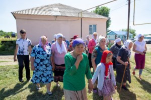 Божественная литургия в храме в честь Воскресения Христова с. Ивано-Языковка Аткарского района
