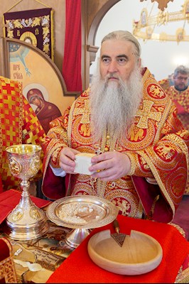 Божественная литургия в храме Воскресения Христова г. Саратова