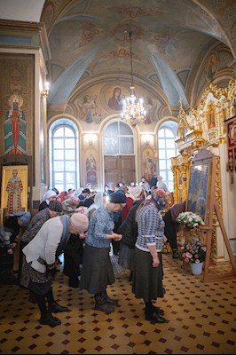 Митрополит Игнатий возглавил соборное архиерейское богослужение в Свято-Троицком кафедральном соборе г. Покровска (Энгельса)