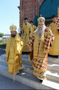 Божественная Литургия в храме святых первоверховных апостолов Петра и Павла г.Красноармейска