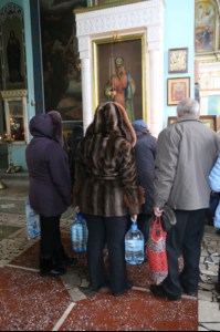 В праздник Крещения Господня Митрополит Лонгин совершил Божественную литургию и Чин Великого освящения воды
