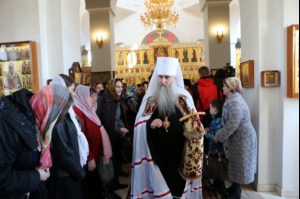 Божественная литургия в Свято-Алексиевском женском монастыре г. Саратова