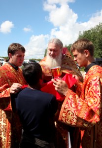 Божественная литургия в Вавиловом Доле