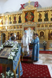 Божественная литургия в Свято-Алексиевском женском монастыре г. Саратова