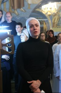 Крещальная литургия в Свято-Троицком кафедральном соборе г. Саратова