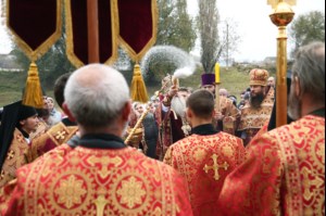 Божественная литургия в Спасо-Преображенском мужском монастыре г.Саратова