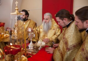Великое освящение храма во имя святителя Иоанна Златоуста в п. Зональный г.Саратова