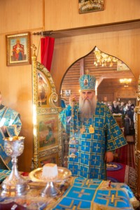 Божественная литургия в храме в честь Сретения Господня г.Саратова