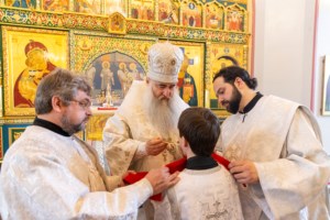 Божественная литургия в Свято-Никольском мужском монастыре г. Саратова