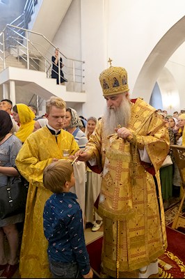 Всенощное бдение в храме во имя святых первоверховных апостолов Петра и Павла г. Саратова